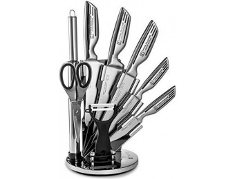72% off Imperial Collection 9-Pc Stainless Steel Kitchen Cutlery Set