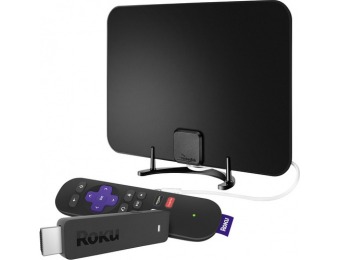40% off Roku Streaming Stick & Rocketfish Ultrathin HDTV Antenna