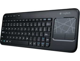 50% off Logitech Wireless Touch Keyboard K400 w/ Multi-Touchpad
