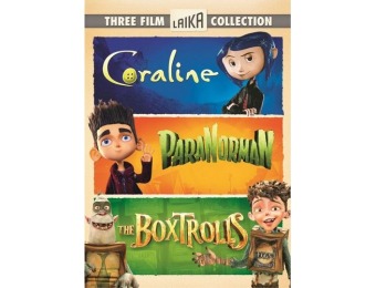 59% off Three Film Laika Collection: Coraline/ParaNorman/The Boxtrolls [3 Discs] [DVD]