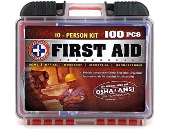 47% off Be Smart Get Prepared 100 Piece First Aid Kit