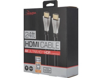 $110 off Rocketfish 24' 4K Ultra HD In-Wall HDMI Cable