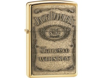 60% off Zippo Jack Daniel's Tennessee Whiskey Emblem Lighter