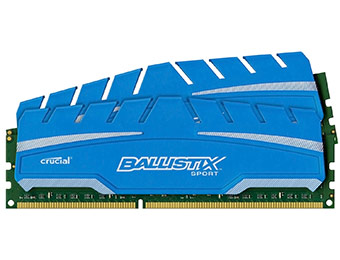 $40 off Crucial Ballistix Sport XT 16GB (2x8GB) DDR3 1866 Memory