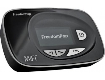 $110 off FreedomPop MiFi 500 4G LTE No-Contract Mobile Hotspot