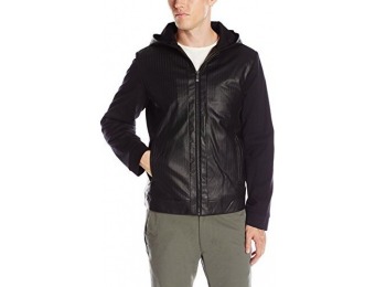 81% off Calvin Klein Men's Embossed Faux Leather Jacket