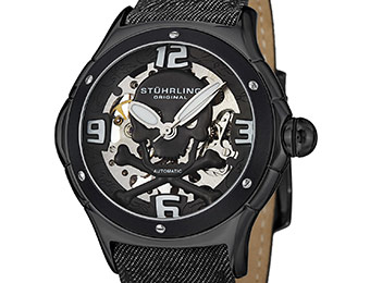 $575 off Stuhrling Original Alpine Reaper Automatic Skeleton Watch