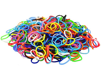 80% off Loom Bands 2400-Piece Kit - Assorted Colors & Accessories