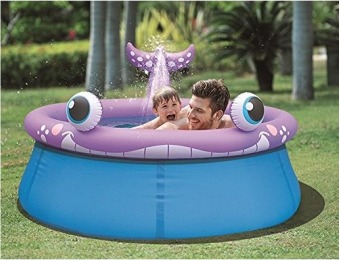 81% off Jilong Whale Spray Inflatable Kiddie Pool