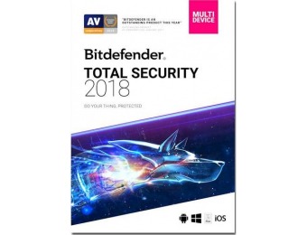 67% off Bitdefender Total Security 2018 (5-Devices)