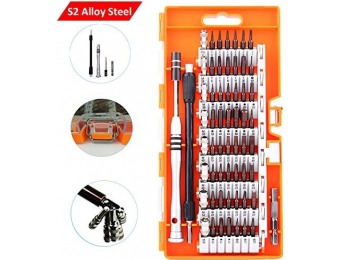 81% off S2 Steel 60 in 1 Screwdriver Set with 56 Screwdriver Bits