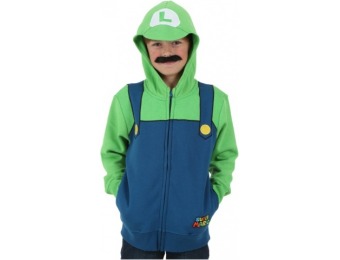 50% off Boys Super Mario Luigi Hoodie