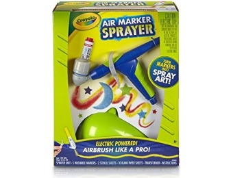 75% off Crayola Air Marker Sprayer Set, Airbrush