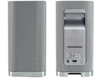 68% off iHome iW3 Airplay Wireless Stereo Speaker System, Silver