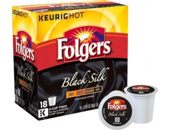 50% off Keurig Folgers Black Silk 18ct K-Cups