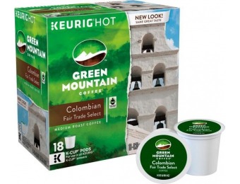 50% off Keurig Green Mountain Coffee Columbian 18ct K-Cups