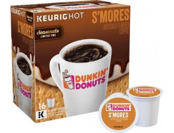 33% off Dunkin' Donuts K-Cups (16-Pack)