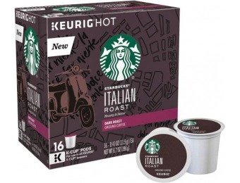 38% off Starbucks Italian Roast K-Cups (16-Pack)