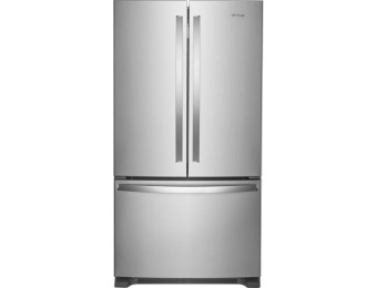 $430 off Whirlpool French Door Refrigerator with Water Dispenser