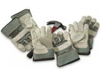 67% off U.S. Military Surplus Cowhide Fitter Gloves, 3 Pack, New