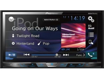 $100 off Pioneer 7" Bluetooth In-Dash CD/DVD/DM Receiver