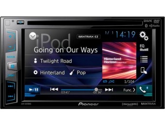 $100 off Pioneer 6.2" Bluetooth In-Dash CD/DVD/DM Receiver