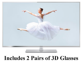 $750 off Panasonic TC-L55ET60 55" 1080p Smart 3D IPS LED HDTV