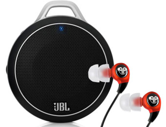 $37 off JBL Micro Bluetooth Speaker & dBLogic Earbud Bundle