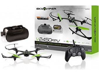 $60 off Sky Viper v2450FPV Streaming Drone with FPV Goggles