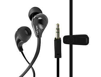 82% off Mivizu Universal Earphones with In-Ear Noise Reduction
