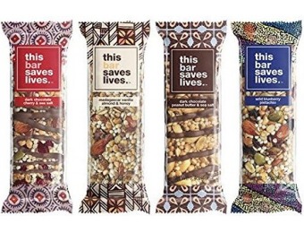 25% off This Bar Saves Lives All-Natural Snack Bar Variety Pack