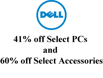 Dell 72 Hour Sale - 41% off Select PCs & 60% off Select Accessories