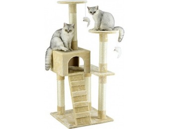 50% off Go Pet Club Cat Tree Furniture Beige
