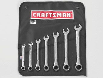 $9 off Craftsman 7PC Professional 12PT Static Wrench Set, Inch (SAE)