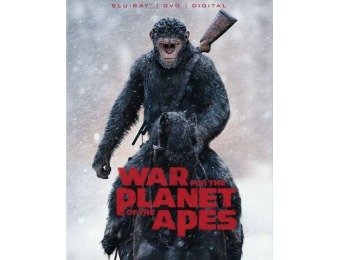 25% off War for the Planet of the Apes (Blu-ray + DVD + Digital)