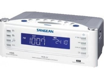 54% off Sangean AM/FM Dual-Alarm Clock Radio