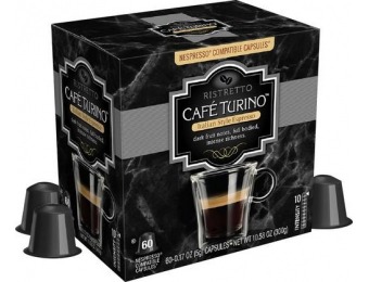 50% off Café Turino Ristretto Espresso Capsules (60-Pack)