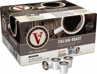 50% off Victor Allen Italian Roast K-Cups (80-Pack)