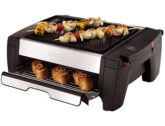 $141 off DeLonghi BQ100 Indoor Grill with Broiler Drawer
