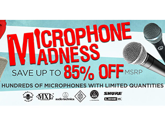 Microphone Madness Sale - Up to 80% off MSRP