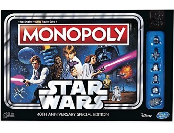 50% off Monopoly Game: Star Wars 40th Anniversary Special Edition