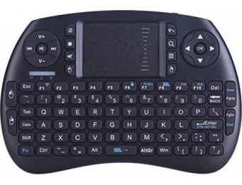 69% off Wireless Mini Keyboard with Mouse Combo