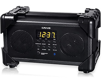 63% off Craig CMA3542 Portable Bluetooth Radio & Alarm Clock