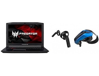 $390 off Acer Predator Helios 300 Gaming Laptop VR Bundle