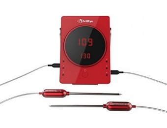 $30 off GrillEye Smart Bluetooth Grilling & Smoking Thermometer