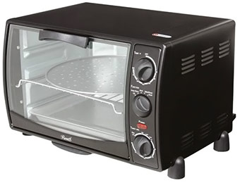 72% off Rosewill 6 Slice Black Toaster Oven Broiler
