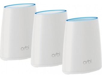 $150 off NetGear Orbi 3PK AC2200 Home WiFi System