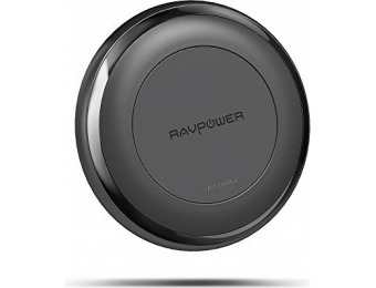 34% off RAVPower Fast Wireless Charger (QC 3.0 Adapter Included)