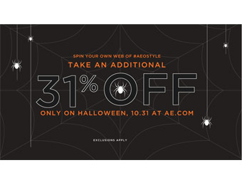 Halloween Sale - Take an Additional 31% off at American Eagle