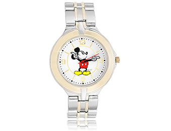 87% off Disney Men's MCK168 Mickey Mouse Two-Tone Watch